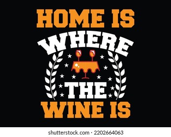 Wine t-shirt design  vector file
