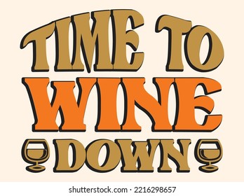 Wine t-shirt design vector file