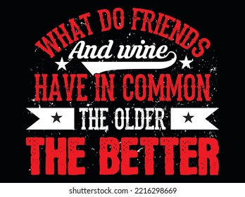 Wine t-shirt design vector file