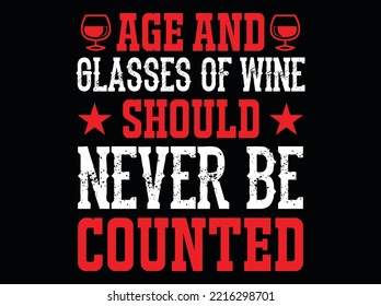 Wine t-shirt design vector file