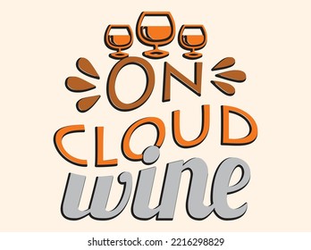 Wine t-shirt design vector file