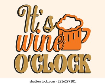 Wine t-shirt design vector file