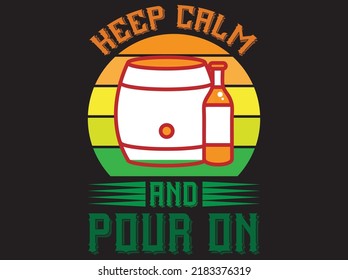 Wine  typography t-shirt design vector file