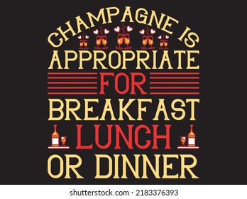 Wine  typography t-shirt design vector file