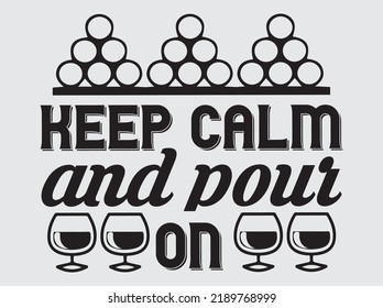 Wine typography t-shirt design  vector file