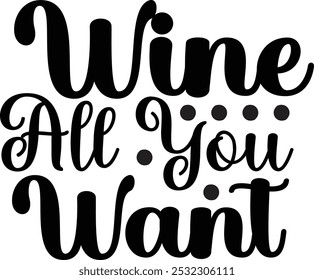 Wine typography vector illustration design