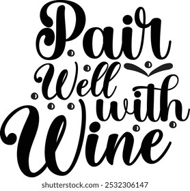 Wine typography vector illustration design