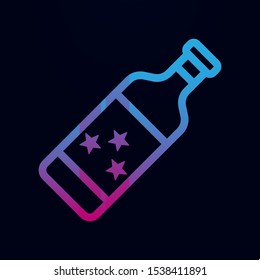 Wine, usa nolan icon. Simple thin line, outline vector of 4th of july icons for ui and ux, website or mobile application