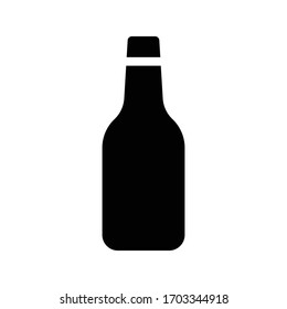 wine vector glyph flat icon 