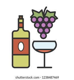 wine vector icon