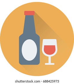 
Wine Vector Icon
