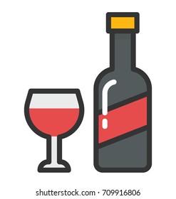 Wine Vector Icon