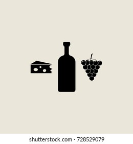 wine vector icon