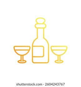 Wine vector icon stock illustration