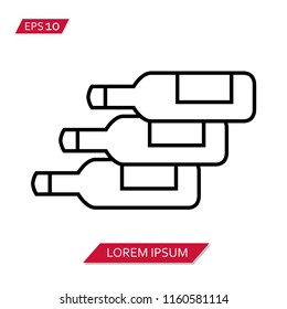 wine vector icon symbol