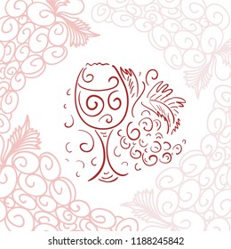 Wine. Vector illustration