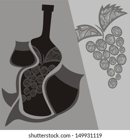 Wine vector illustration