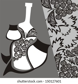 Wine vector illustration