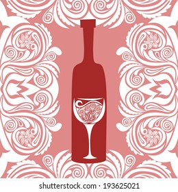 Wine vector illustration