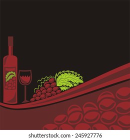 Wine vector illustration