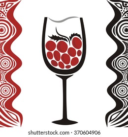 Wine vector illustration