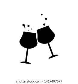 Wine vector illustration icon set. Included the icons as red wine, white wine, glasses, sommelier, tasting, ferment and more.