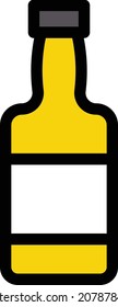 wine Vector illustration on a transparent background. Premium quality symbols. Stroke vector icon for concept and graphic design.