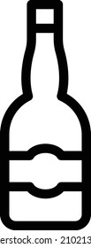 Wine Vector illustration on a transparent background.Premium quality symmbols.Stroke vector icon for concept and graphic design. 