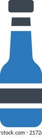 Wine Vector illustration on a transparent background.Premium quality symbols.Glyphs vector icon for concept and graphic design.