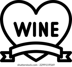 Wine Vector illustration on a transparent background. Premium quality symmbols. Thin line vector icons for concept and graphic design.