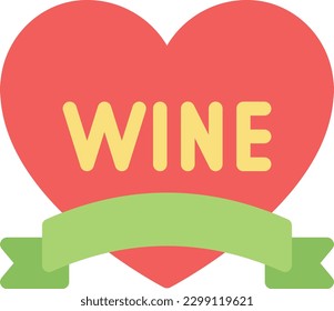 ilustración de vino Vector sobre un fondo transparente. Símbolos de calidad superior. Iconos vectoriales de color de línea para el concepto y el diseño gráfico.