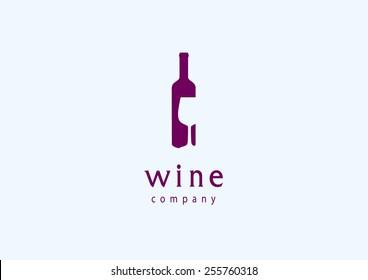 Logotipo Vector de Vinho