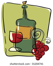 wine weed fruit vines branch cultivate climbers climber season aliment glassware ritual sprout object ceremony caricature nurture mature fresco comic luxury image vineyard sketch wineglass artwork pai