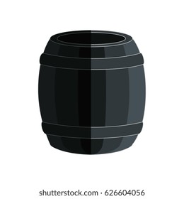 Wine wooden barrel