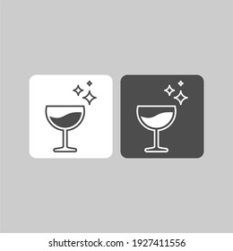 Icono de vector plano de Windows. Icono de vector plano para beber