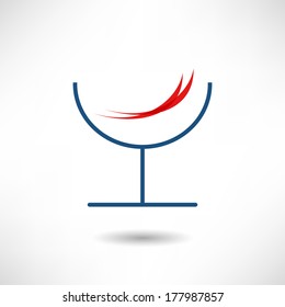 Wineglass icon