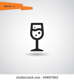 wineglass icon path image jpg eps ai champagne
