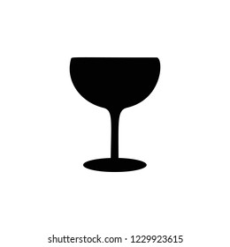 wineglass icon. Simple glyph vector of party set for UI and UX, website or mobile application on white background