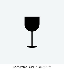 wineglass icon vector