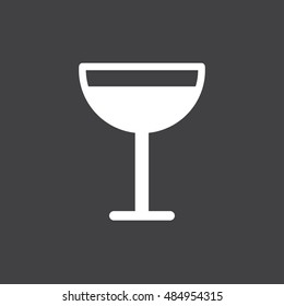 Wineglass  icon vector