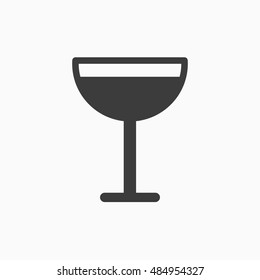 Wineglass  icon vector