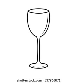 wineglass Icon Vector Illustration