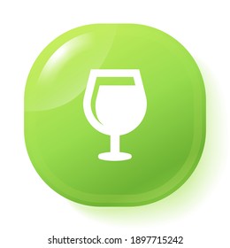 wineglass icon. Vector illustration EPS 10.