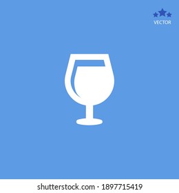 wineglass icon. Vector illustration EPS 10.