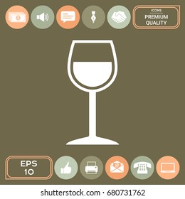Wineglass symbol