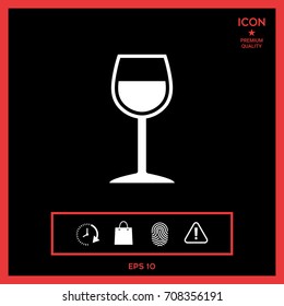 Wineglass symbol