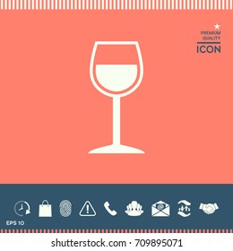 Wineglass symbol
