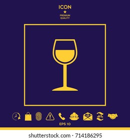 Wineglass symbol