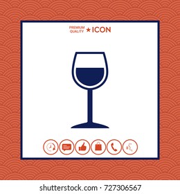 Wineglass symbol