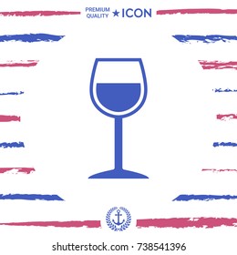 Wineglass symbol